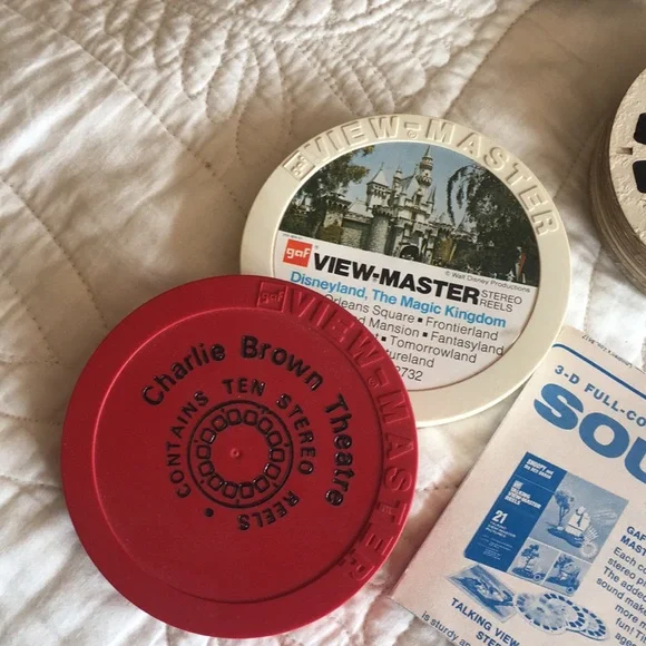 VIEW MASTER bundle projector slides etc